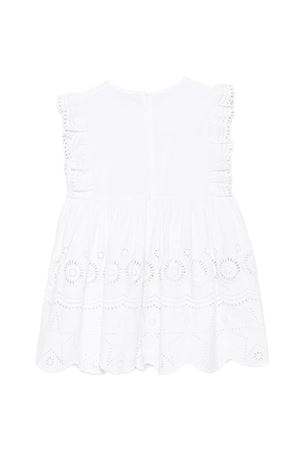 Top con maniche a volant e ricami in stile inglese STELLA McCARTNEY KIDS | TY5B32Z3459100
